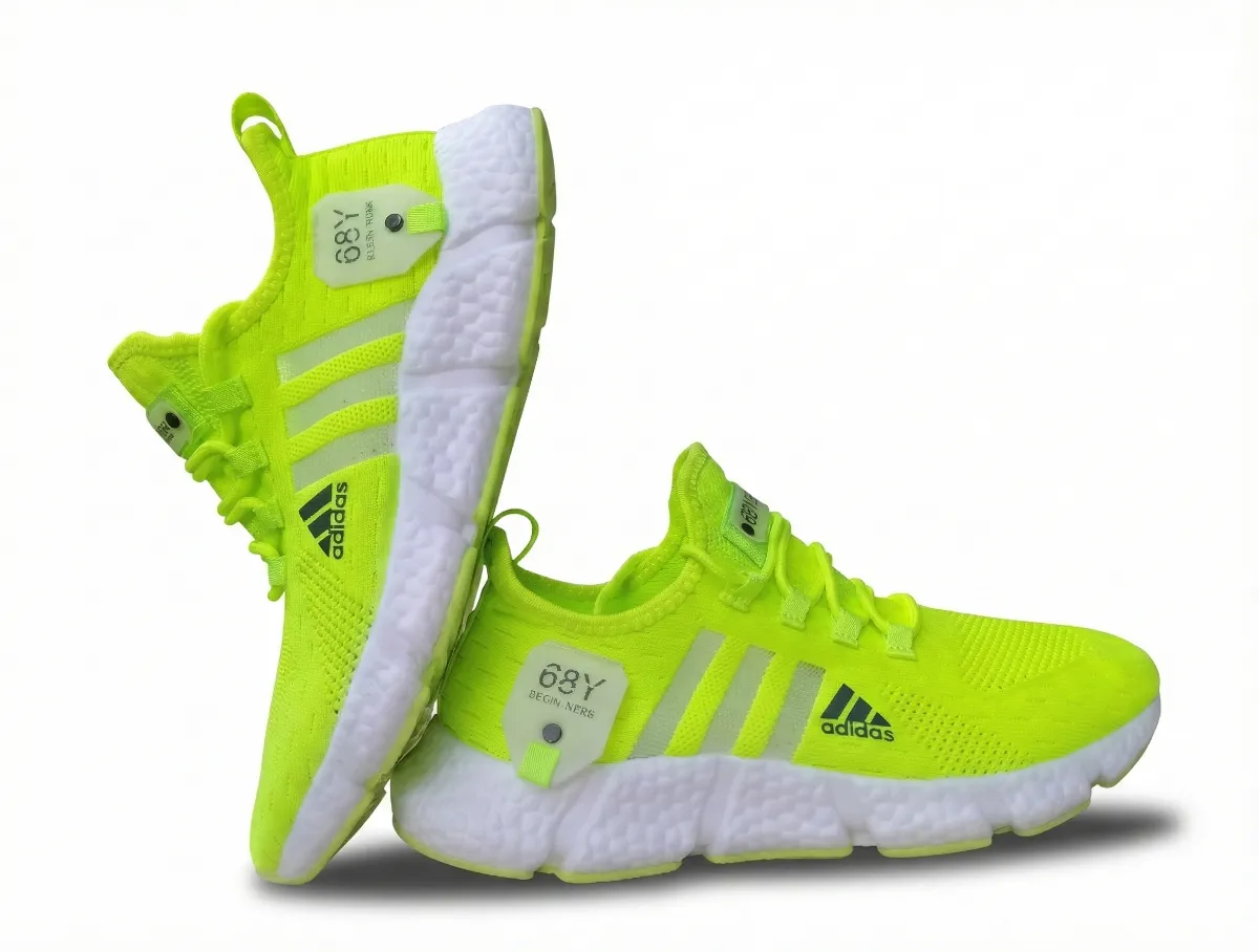 Tenis Adidas Sport Verde Neón - Talla 42-41