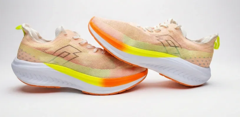 Tenis Lotto Running Naranja/Verde