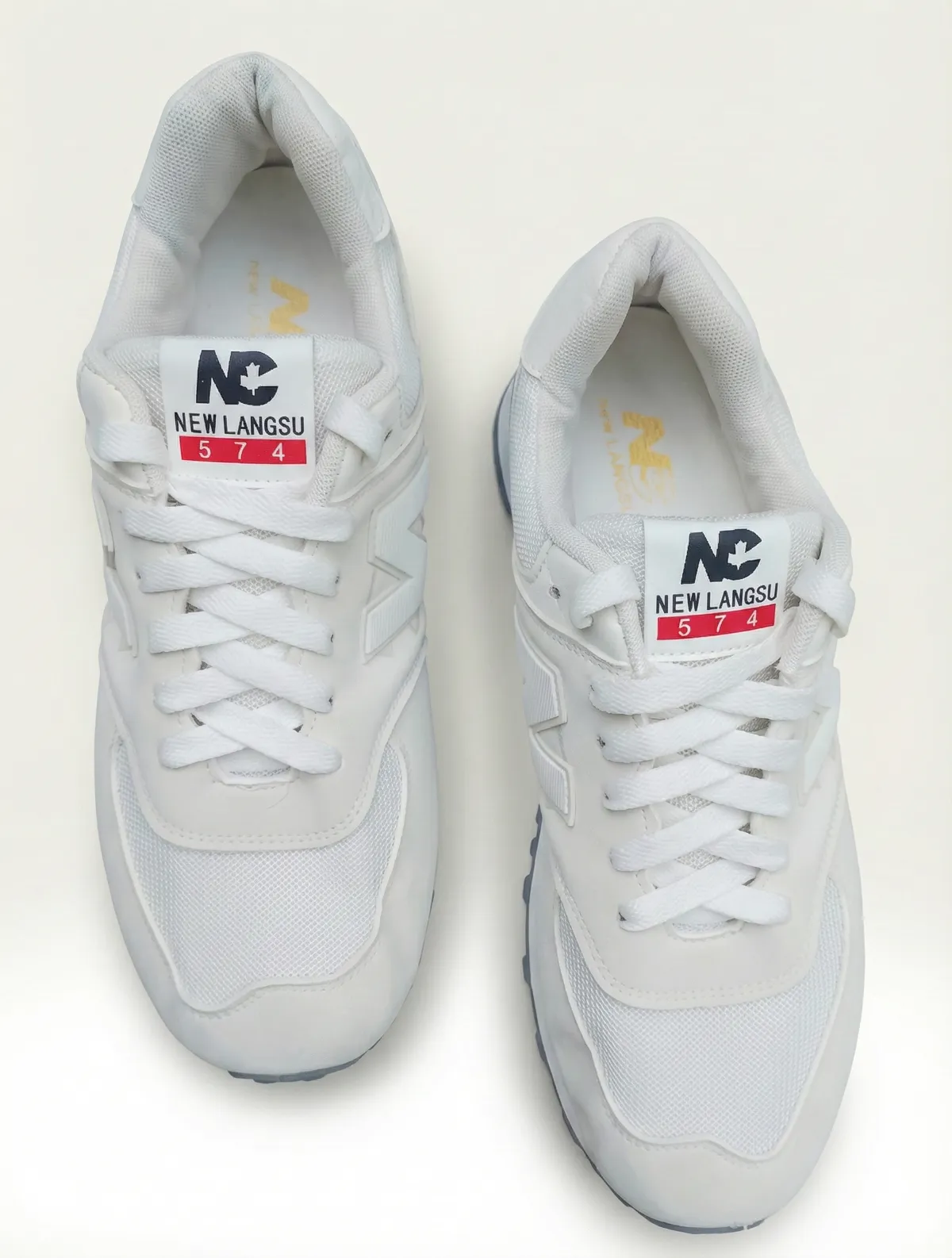 Tenis Urbanos New Langsu 574 Blanco